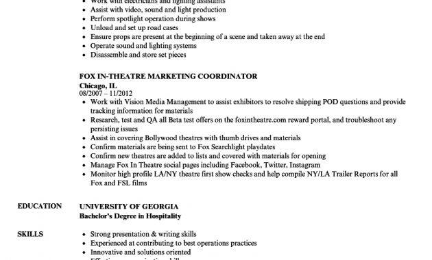 Theatre Resume Samples Velvet Jobs within dimensions 860 X 1240