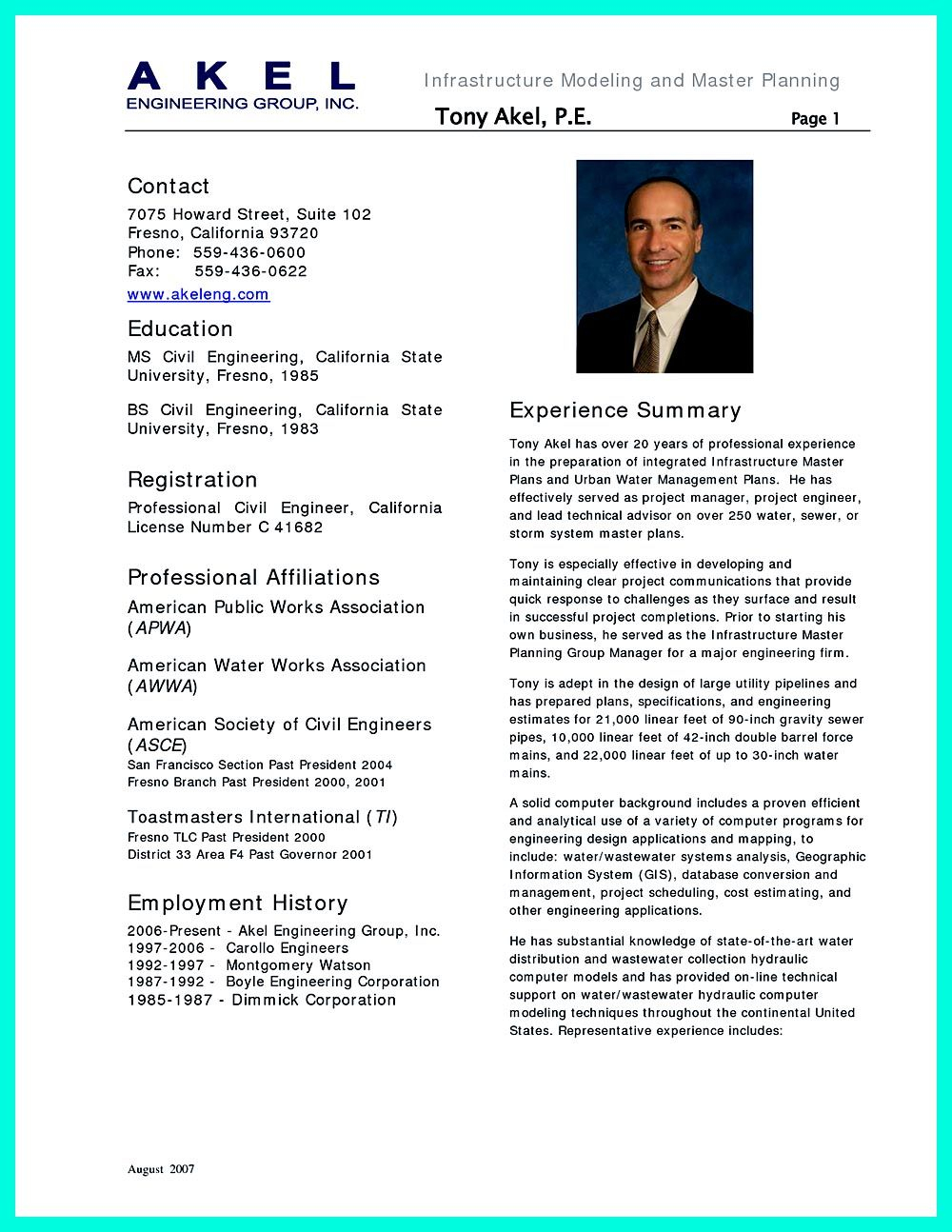 There Are So Many Civil Engineering Resume Samples You Can intended for measurements 1000 X 1294