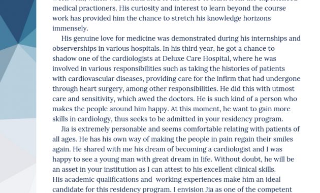 This Is The Best Link For Cardiology Residency Letter Of pertaining to measurements 794 X 1123