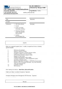 Tlcharger Gratuit Committee Meeting Minutes Format regarding measurements 793 X 1122