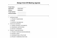 Tlcharger Gratuit Kick Off Design Meeting Agenda intended for sizing 2550 X 3300