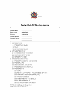 Tlcharger Gratuit Kick Off Design Meeting Agenda intended for sizing 2550 X 3300