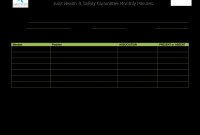 Tlcharger Gratuit Monthly Safety Meeting Minutes regarding dimensions 3300 X 2550