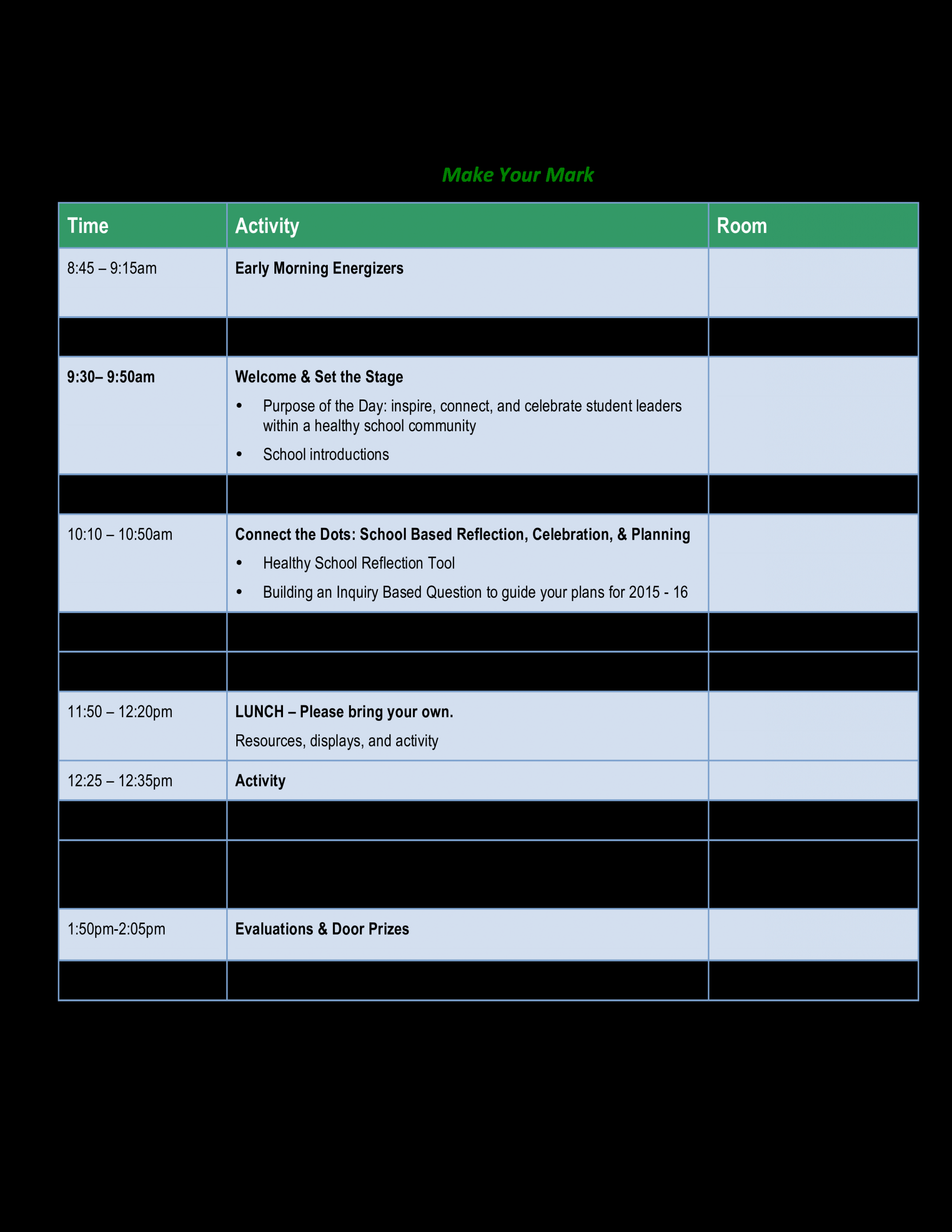 Tlcharger Gratuit School Symposium Agenda inside measurements 2550 X 3300