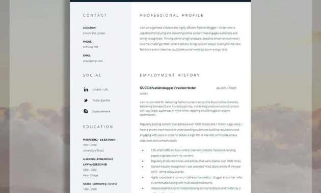 Top 14 Best Resume Templates To Download In 2020 Great For Cv within size 1200 X 1197