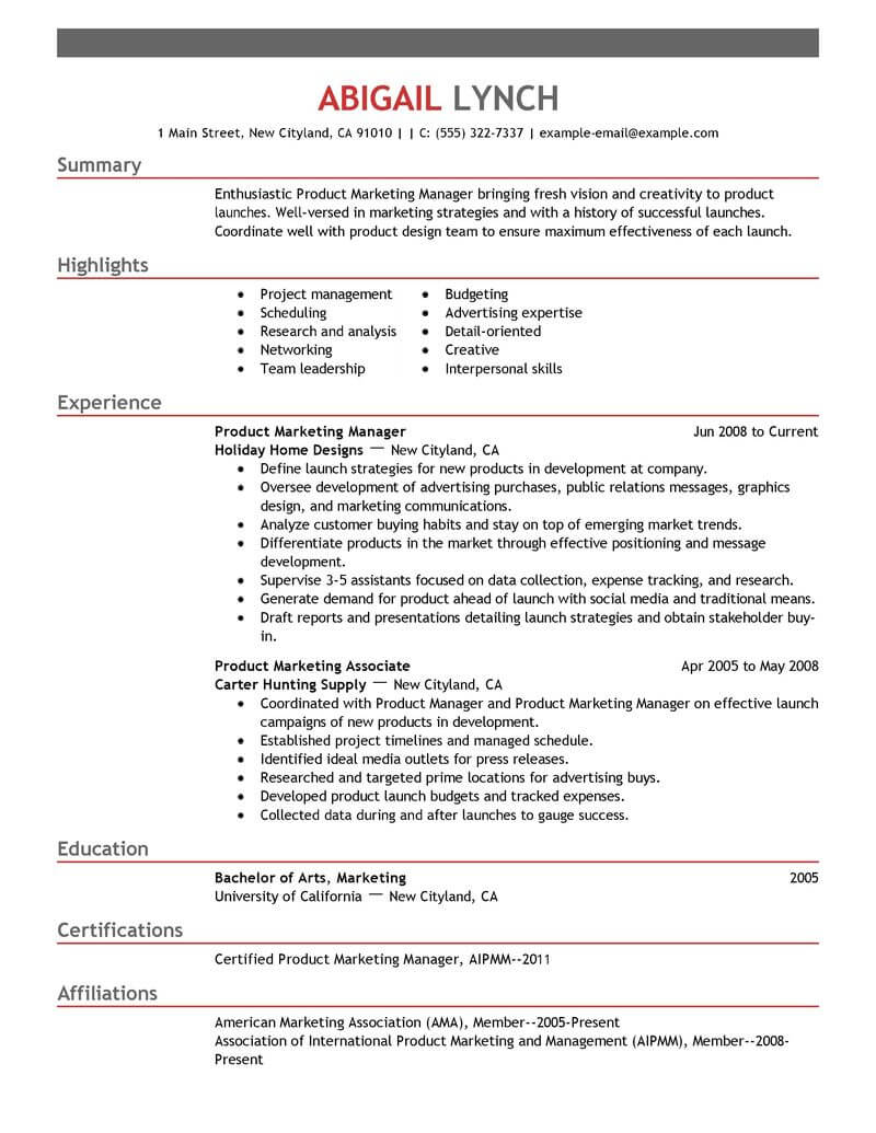 Top Mba Resume Samples Examples For Professionals Livecareer inside dimensions 800 X 1035