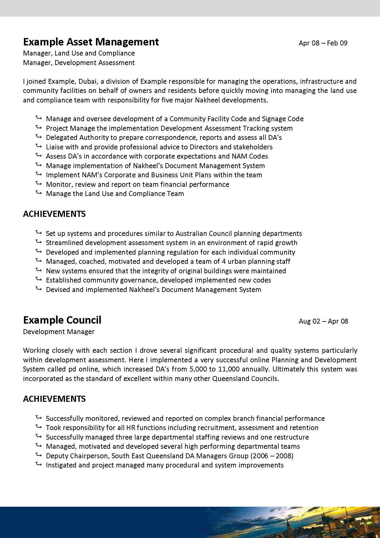 Town Planner Resume Template 037 with regard to measurements 1240 X 1754