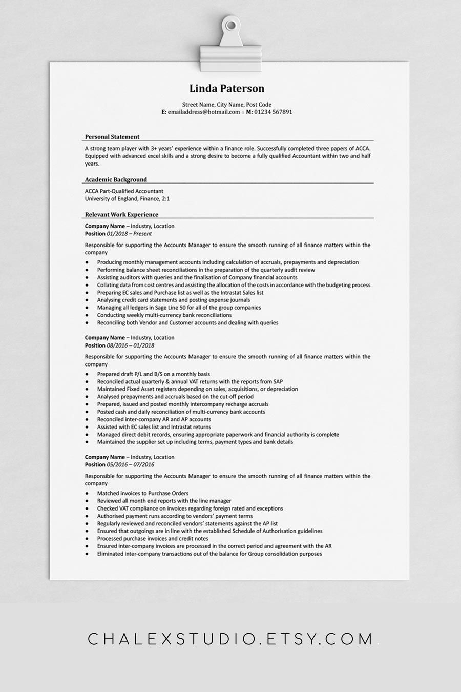 Traditional Resume Template Classic Resume Cv Template with sizing 900 X 1350