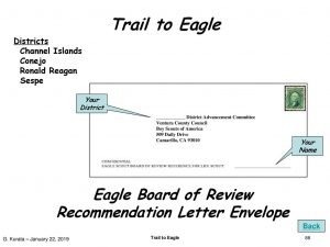 Trail To Eagle George Kurata Advancement Recognition Chair intended for sizing 1024 X 768