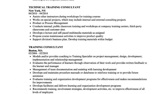 Training Consultant Resume Akali inside dimensions 860 X 1240