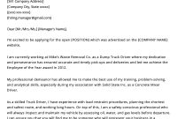 Truck Driver Cover Letter Examples Enom for measurements 800 X 1132