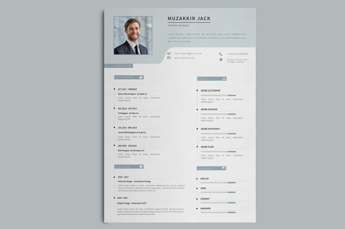 Two Column Resume 15 Templates To Download Free Included intended for dimensions 1160 X 771