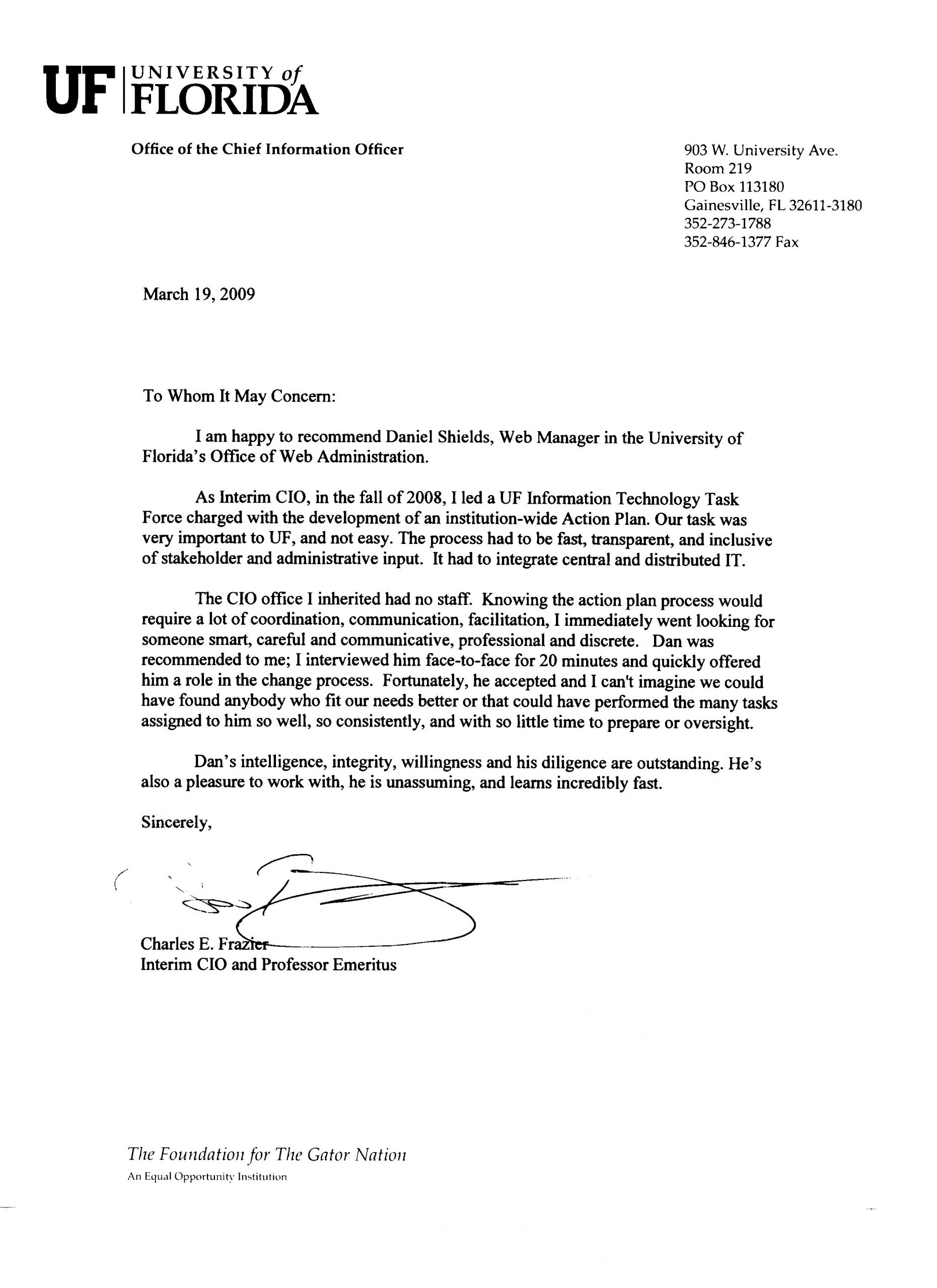 Uf Letter Of Recommendation Debandje inside dimensions 2550 X 3507