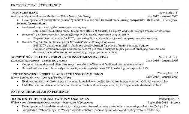 Undergraduates Student Resume Samples Career Services within sizing 1700 X 2200