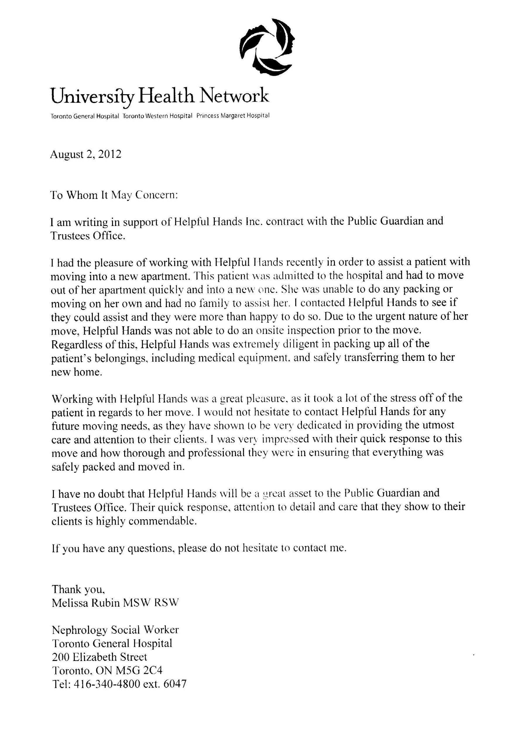 University Letter Of Recommendation Caflei inside sizing 2191 X 3156