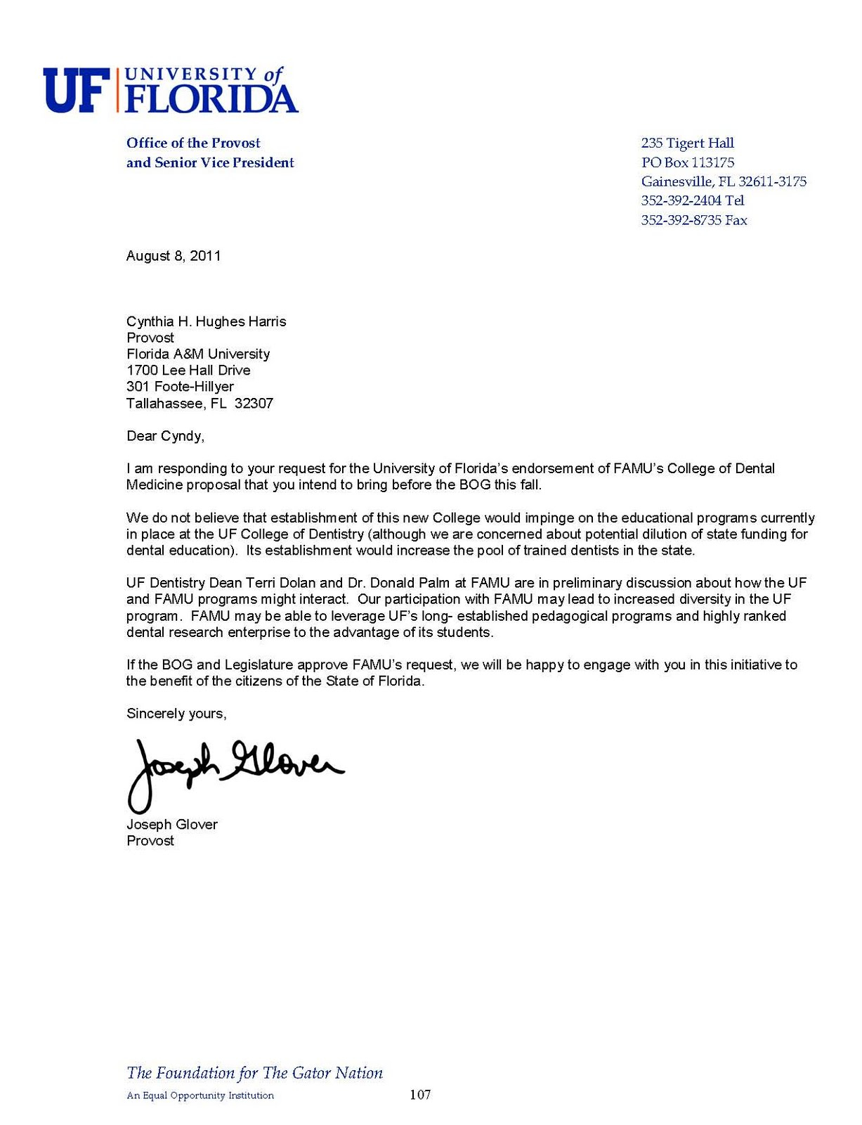 University Of Florida Recommendation Letter Akali inside measurements 1227 X 1600
