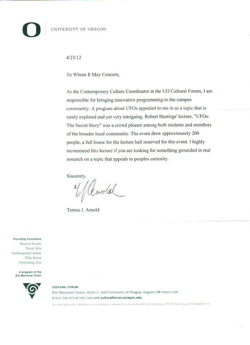 University Of Oregon Letter Of Recommendation Debandje with regard to size 800 X 1101