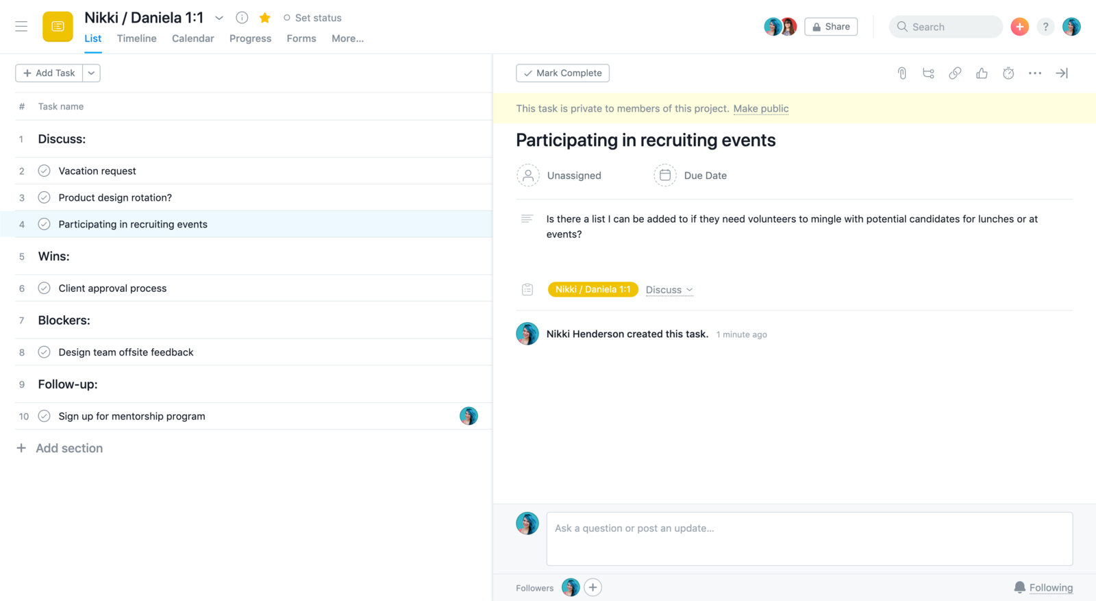 Using Asana For Executive 11 Meetings Product Guide Asana with regard to measurements 1600 X 877