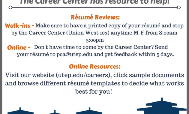 Utep Career Center On Twitter The Second Installment Of pertaining to measurements 1080 X 1080