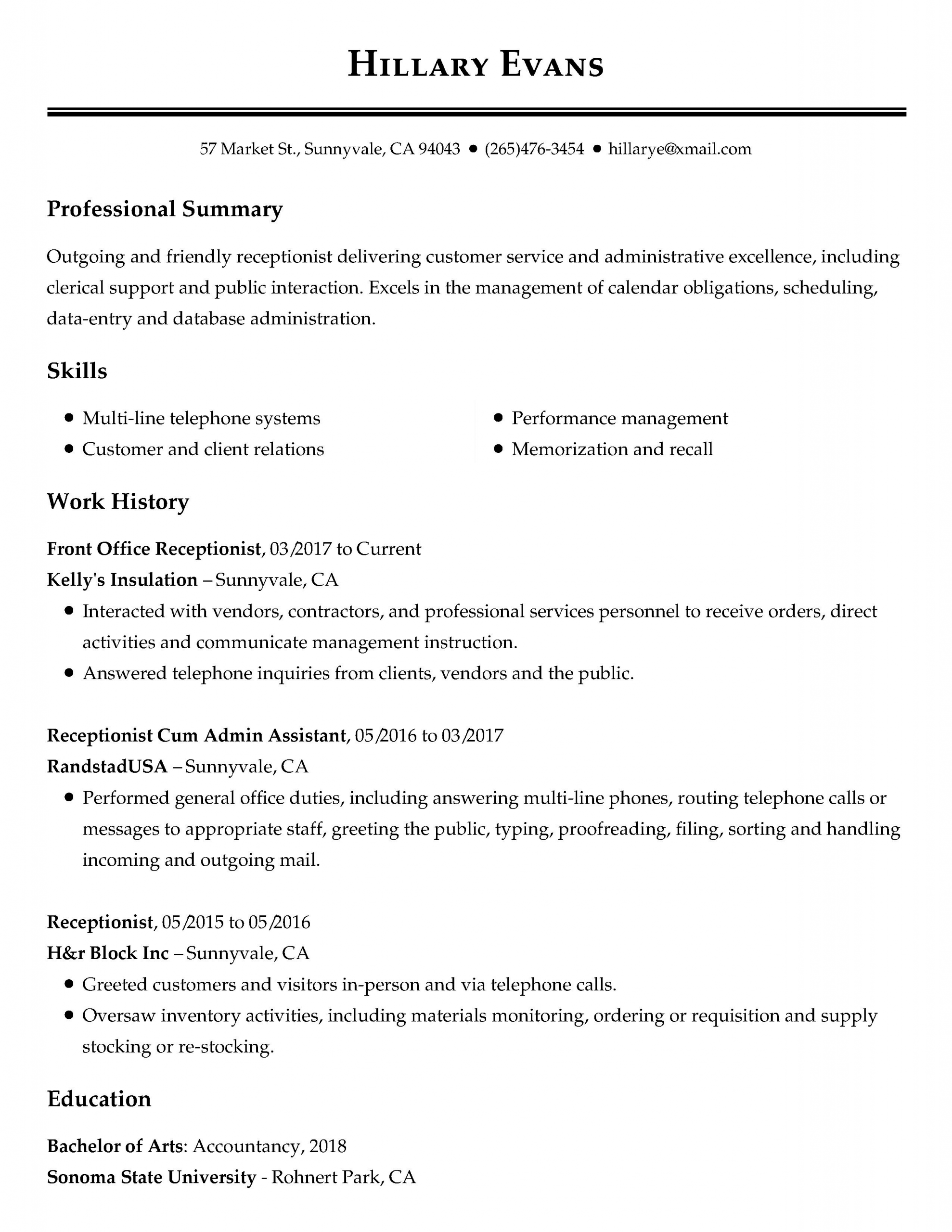 View 30 Samples Of Resumes Industry Experience Level for dimensions 2550 X 3300