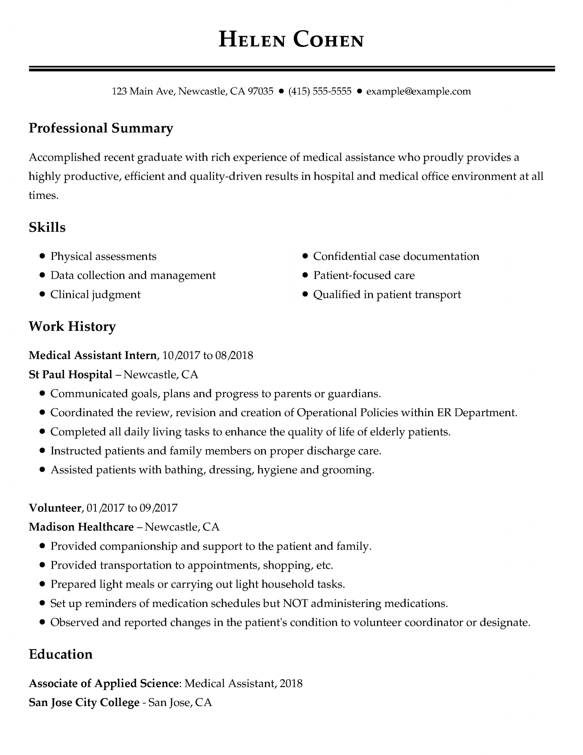 What Should I Put In My Summary For A Resume