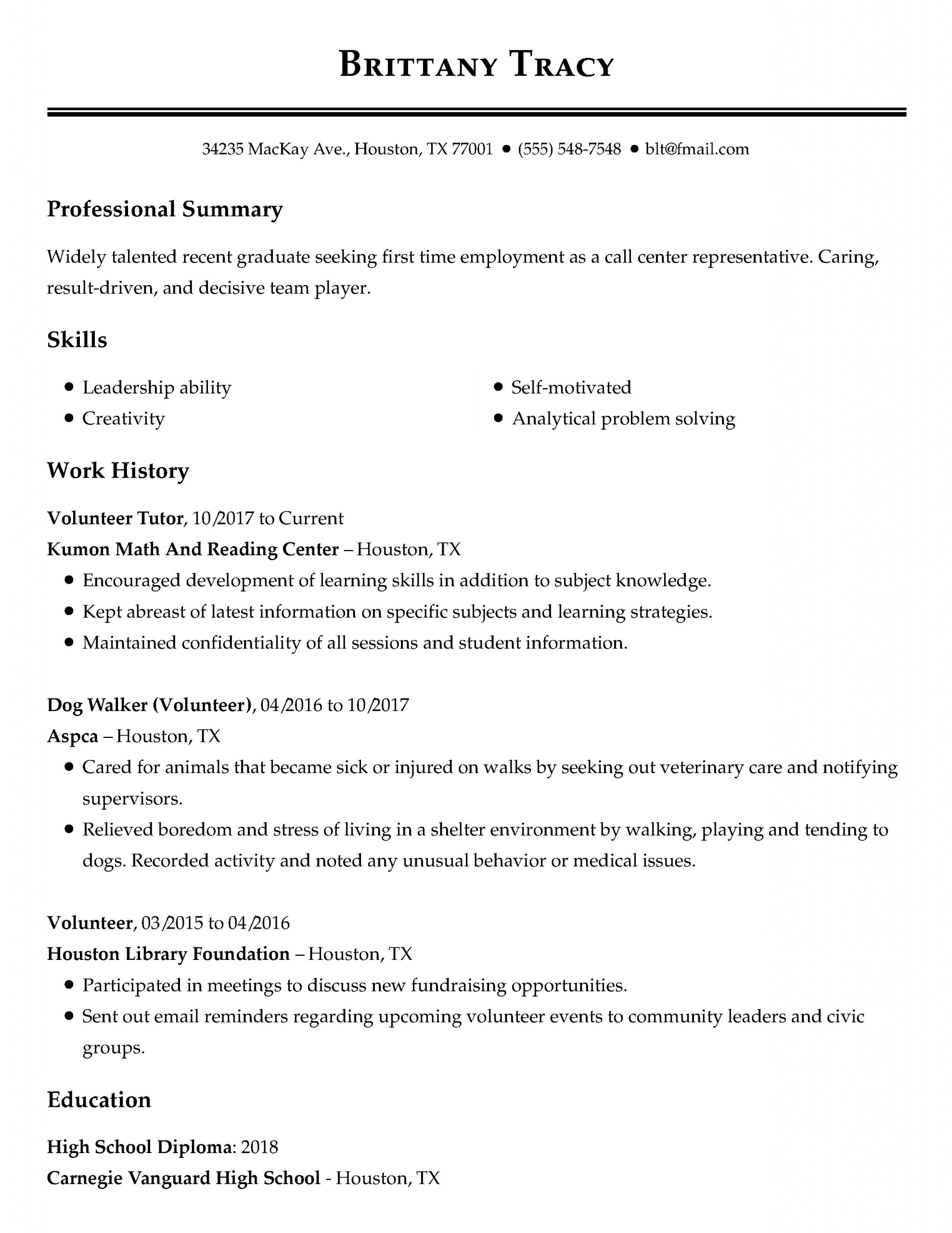 View 30 Samples Of Resumes Industry Experience Level with regard to dimensions 2550 X 3300