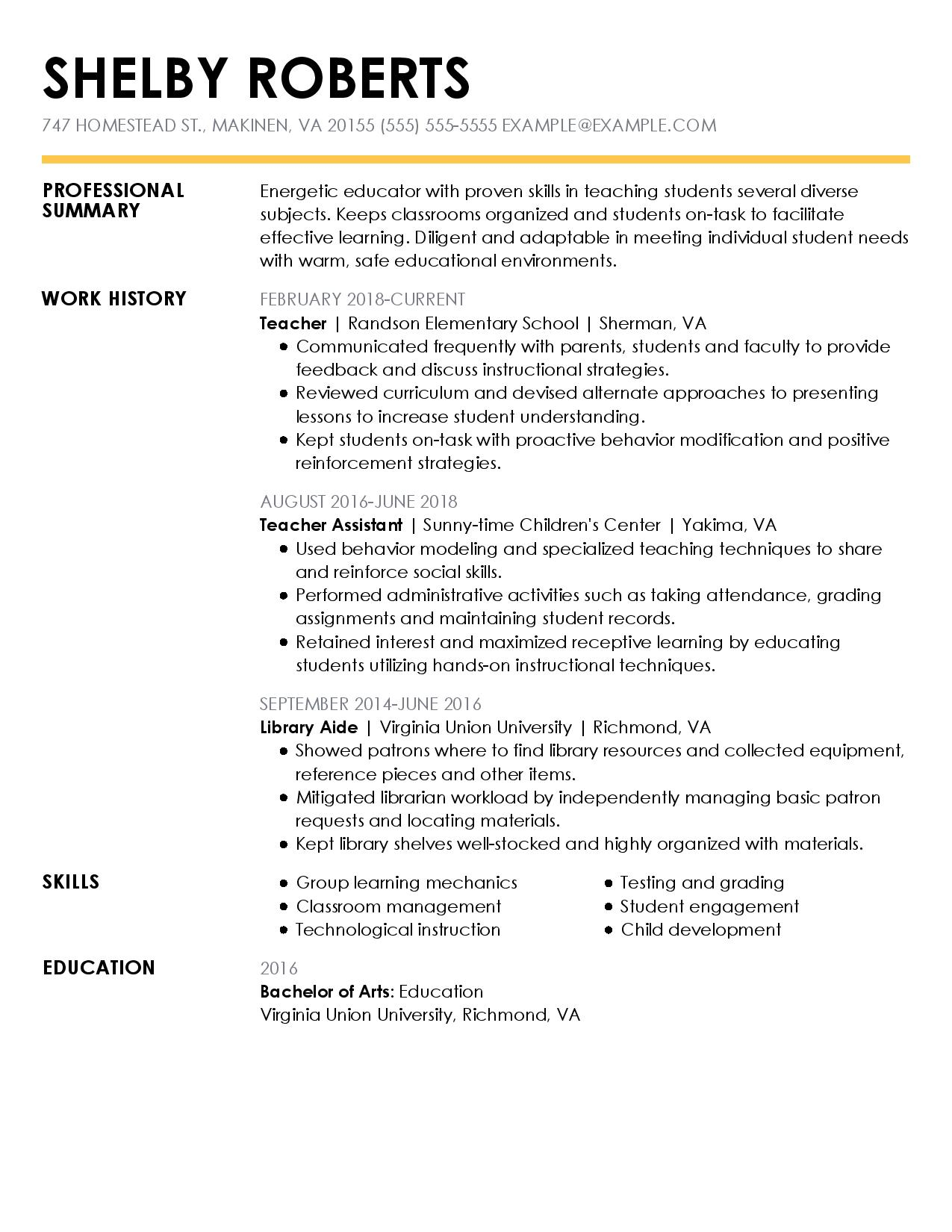 View 30 Samples Of Resumes Industry Experience Level within dimensions 1275 X 1650