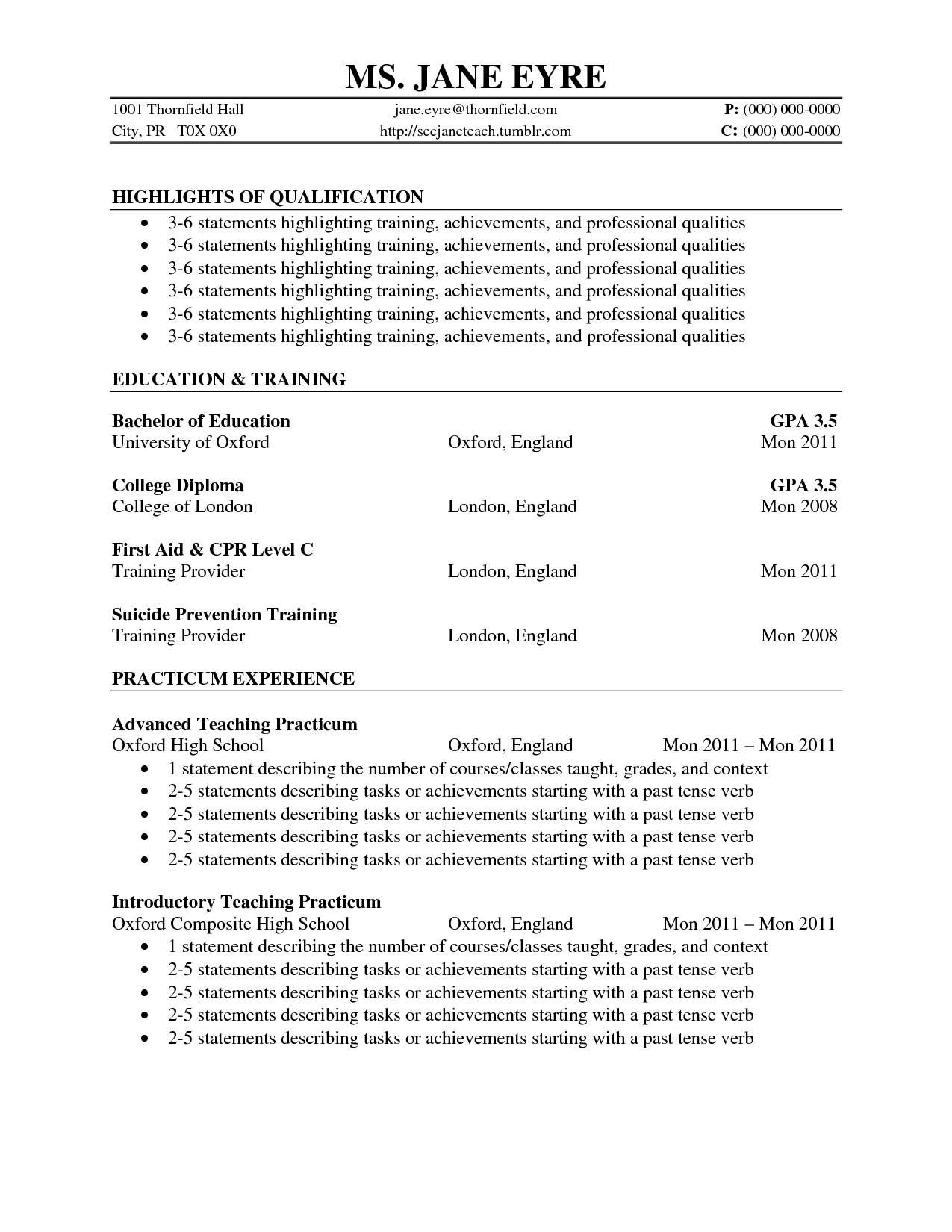 Volunteer Experience Job Resume Examples Cv Template with regard to proportions 1275 X 1650