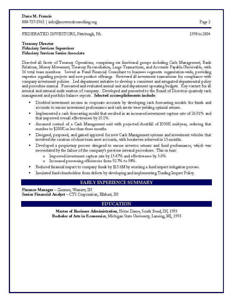 Vp Finance Resume Examples Debandje with regard to sizing 816 X 1056