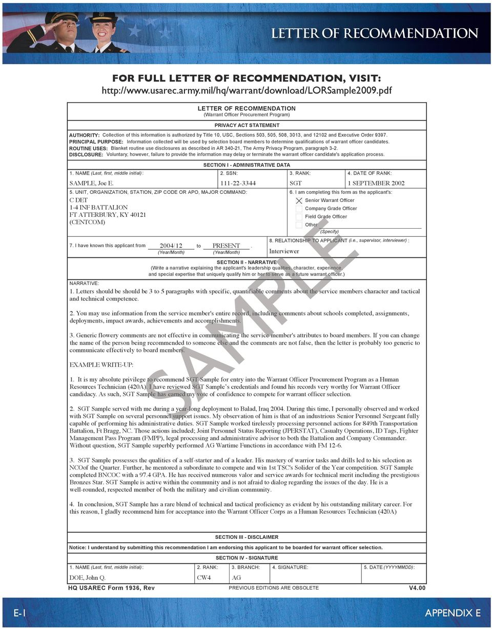 Warrant Officer Application Guide Pdf Free Download intended for dimensions 960 X 1227