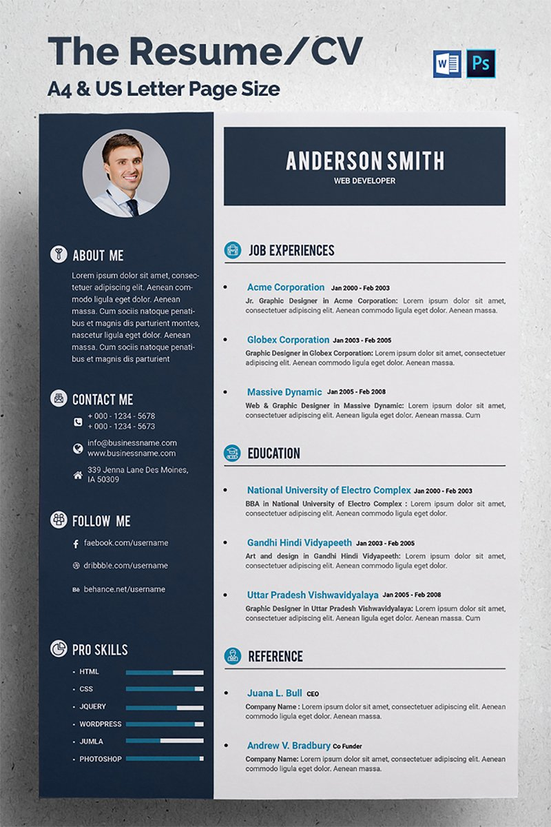 Web Developer Cv Modle De Cv 68317 in proportions 800 X 1200