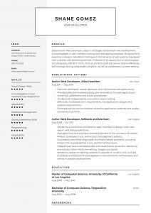 Web Developer Resume Examples Writing Tips 2020 Free regarding proportions 1440 X 2036