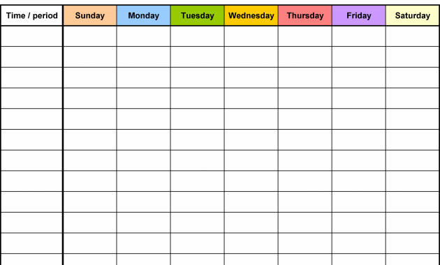 Weekly Schedule Template For Word Version 13 Landscape 1 within measurements 2969 X 2272