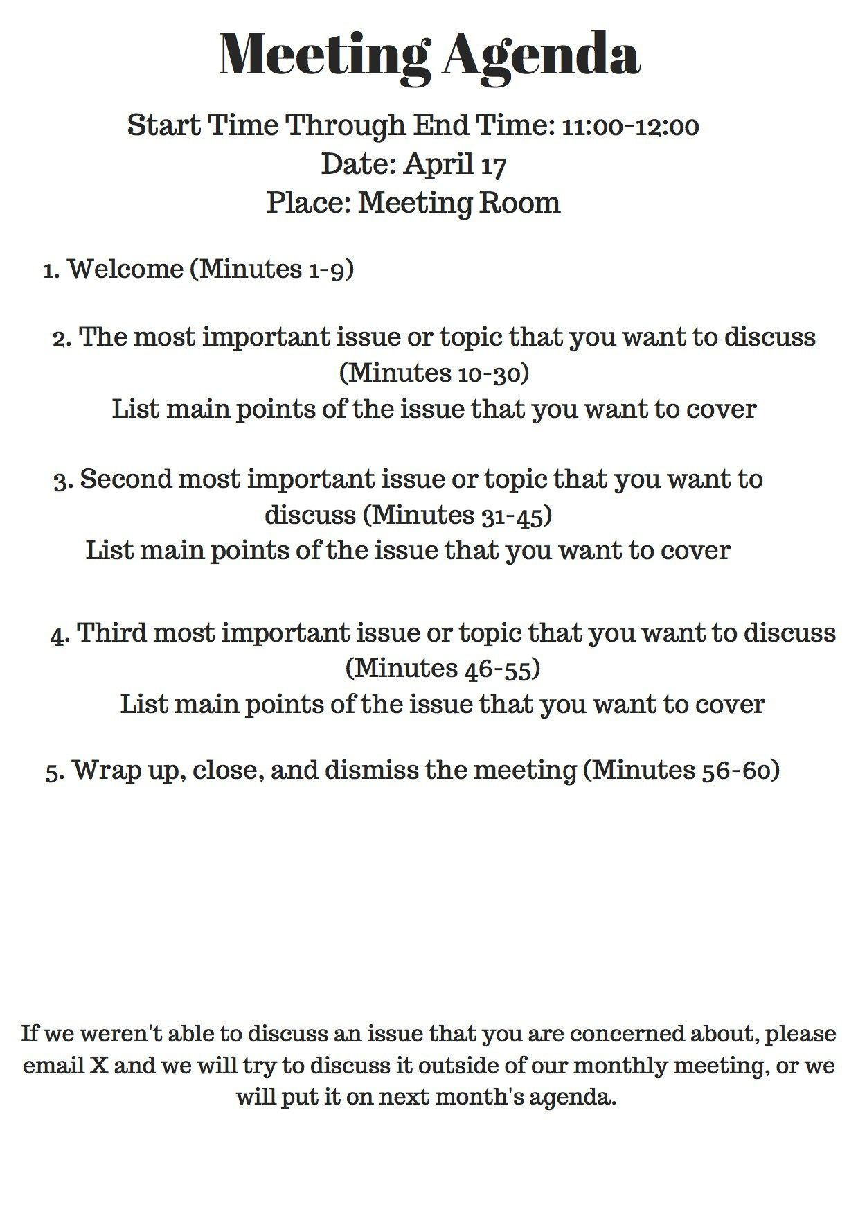 Why Your Nonprofit Needs Meeting Agendas Meeting Agenda with proportions 1239 X 1752