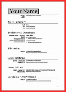 Word 2003 Resume Template Best Of Cv Format In Ms Word In in size 779 X 1088