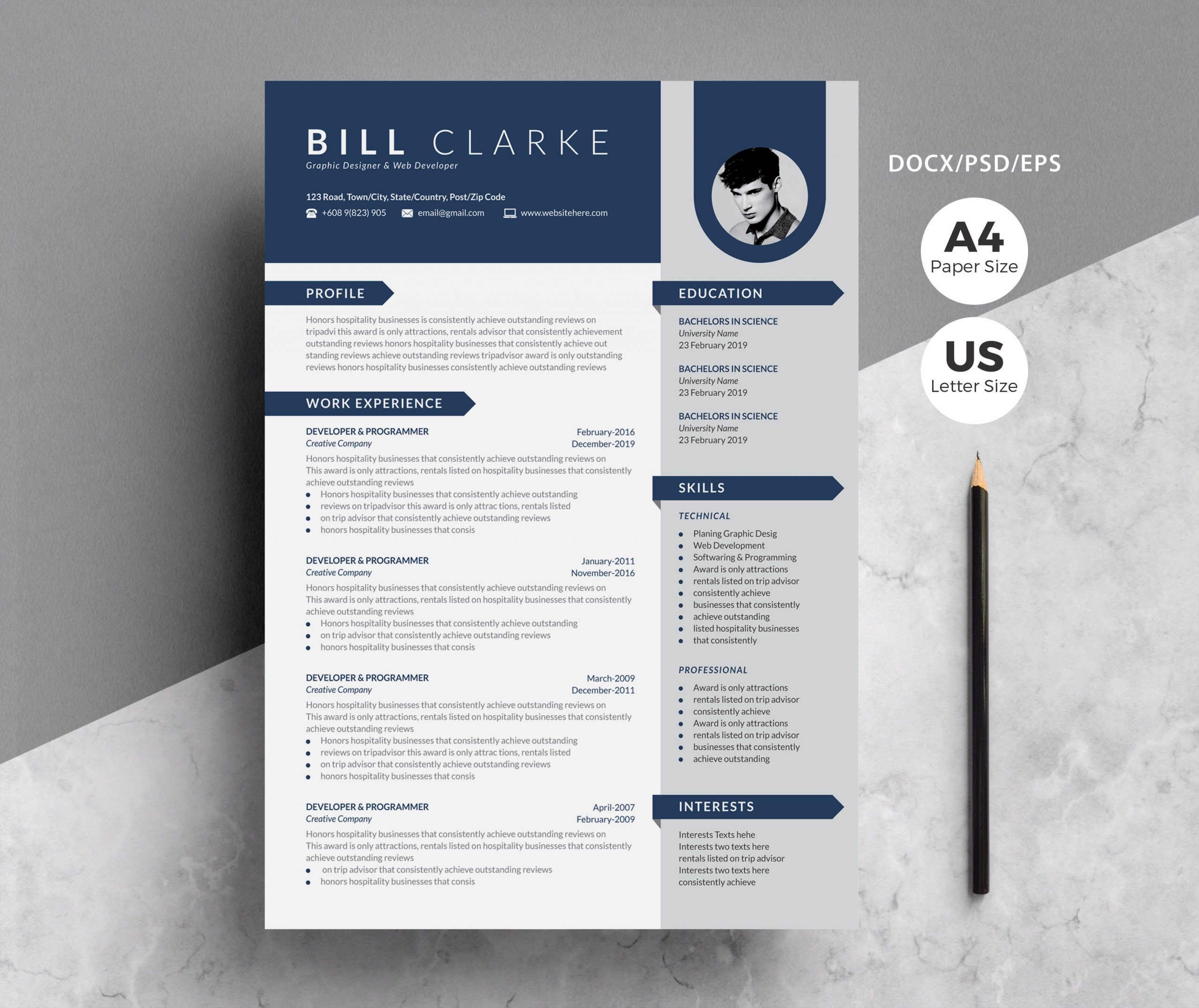 Word Resume Template Cover Letter Cover Letter For with sizing 3500 X 2942