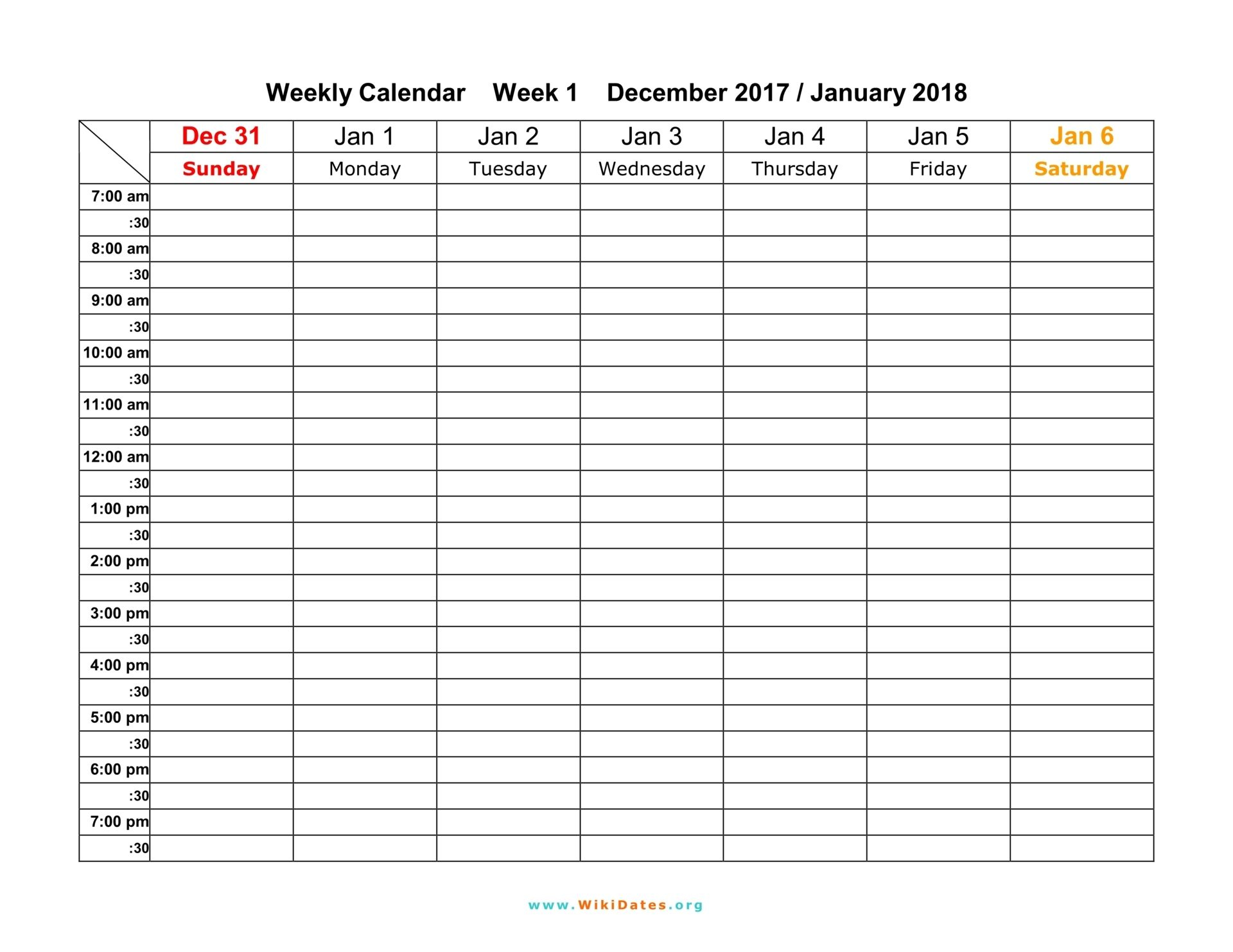 Work Week Calendar 2018 Geocvc Co Weekly Calendar Template inside proportions 1920 X 1483