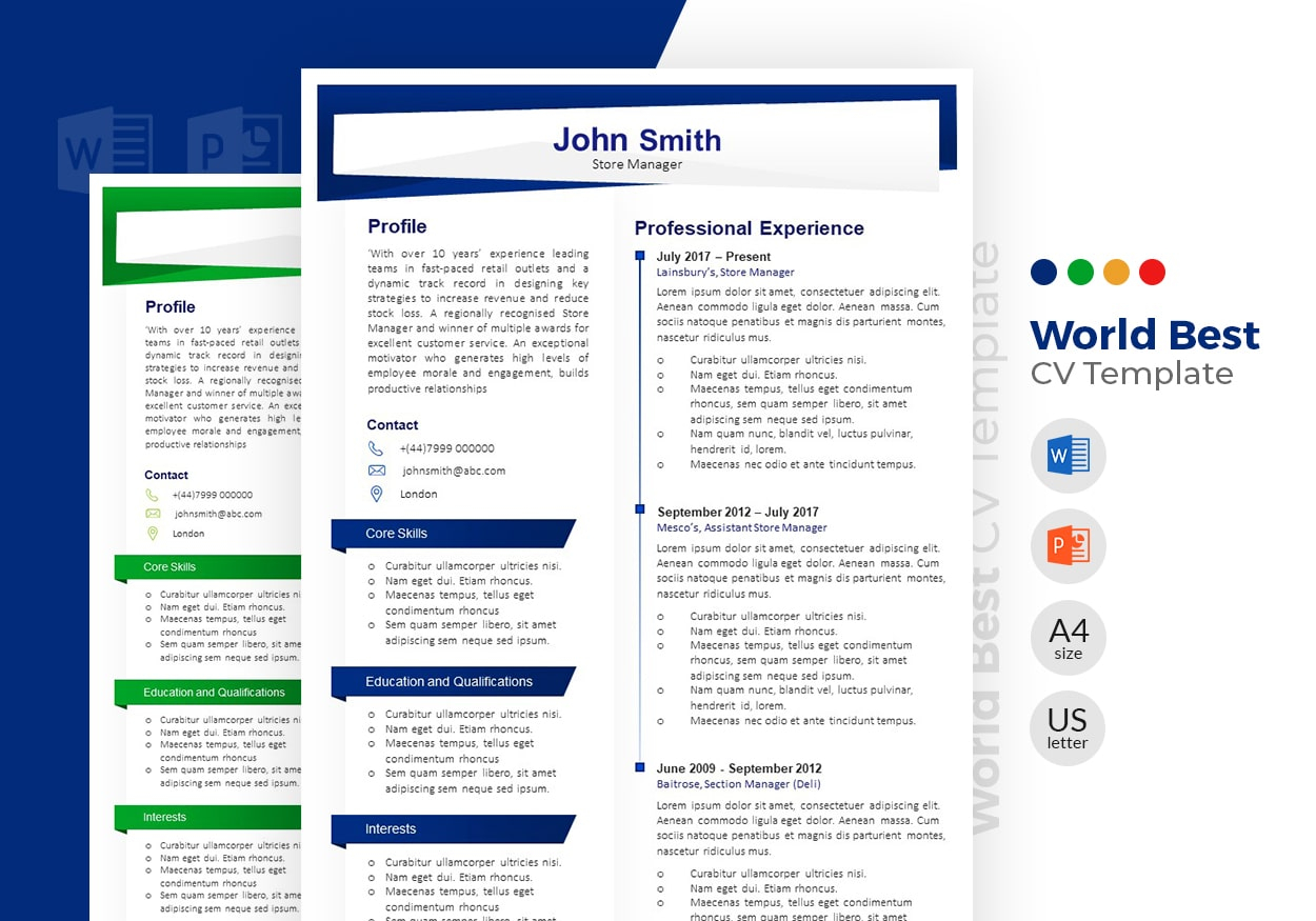 Best Cv Template In The World Invitation Template Ideas