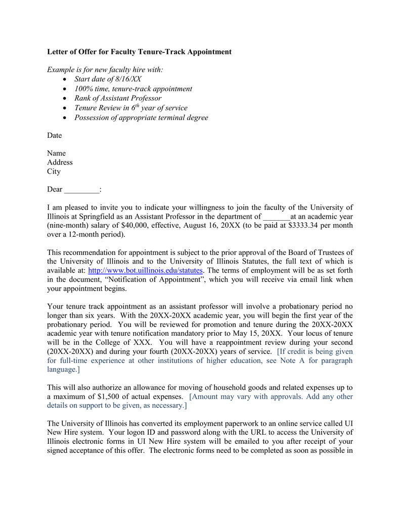 Writing A Letter Of Recommendation For A Professor Tenure with regard to dimensions 791 X 1024