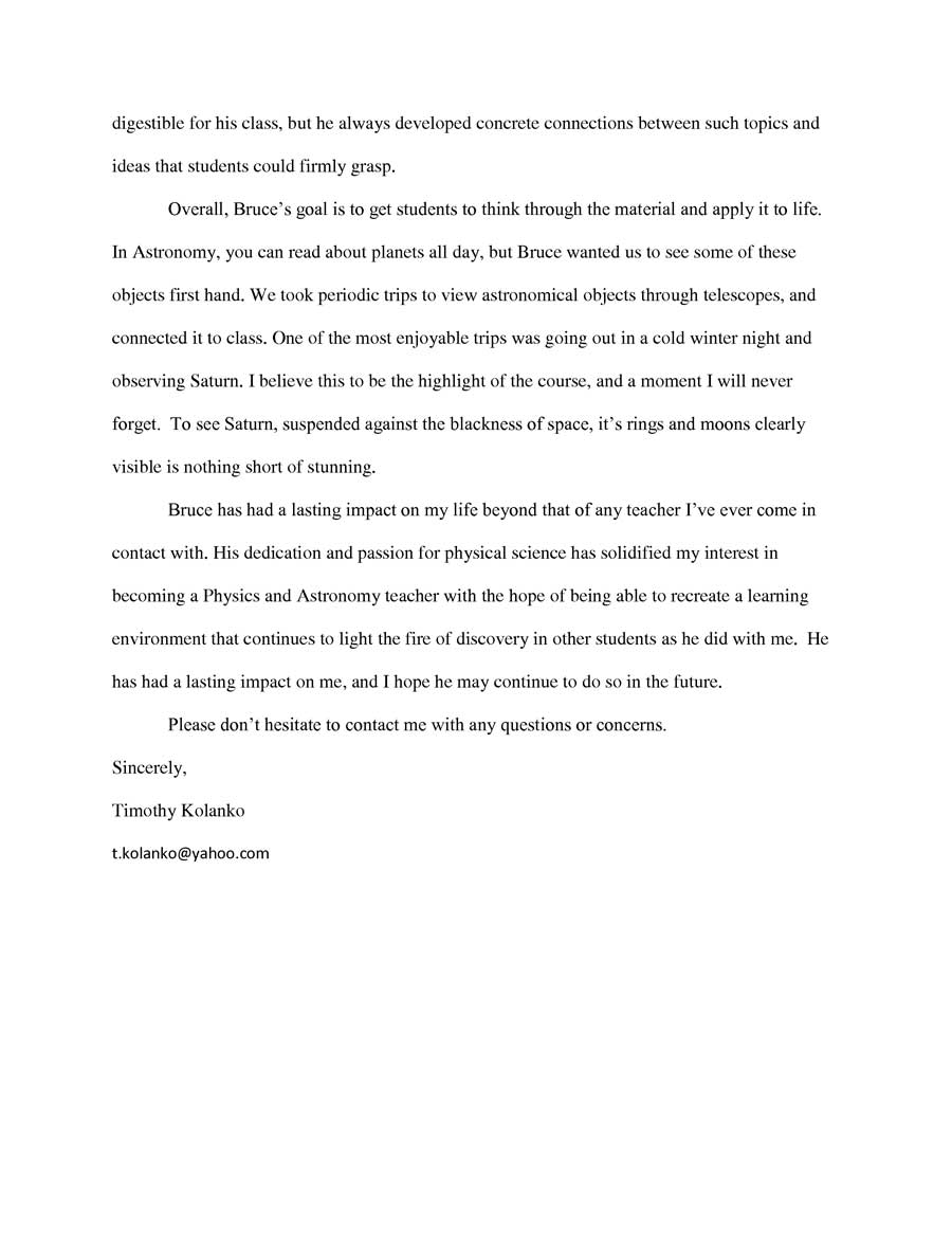 Writing A Letter Of Recommendation For A Student For College inside measurements 900 X 1165