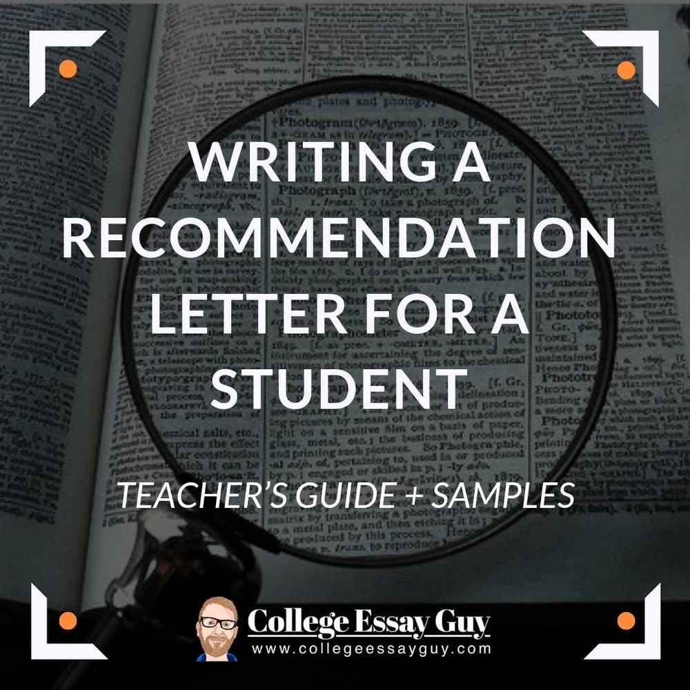 Writing A Recommendation Letter For A Student Teachers in size 1000 X 1000