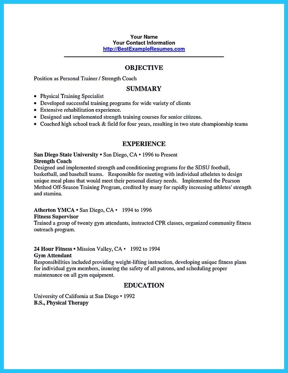 Writing Your Athletic Training Resume Carefully Personal intended for measurements 927 X 1200