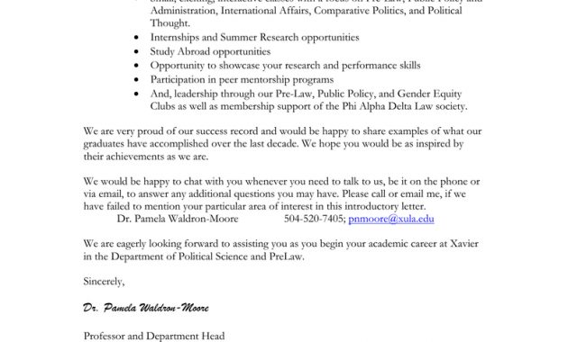 Xavier University Of Louisiana Department Of Political Science with regard to size 791 X 1024