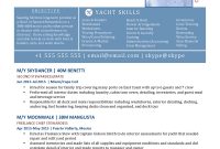 Yacht Resume Yacht Resume Stewardess pertaining to sizing 1000 X 1294